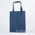 Borsa tote riutilizzabile in cotone con logo personalizzato eco